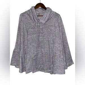 Motherhood Maternity Baby On Board Cowl Neck Poncho Cape Batwing Sleeve One Size